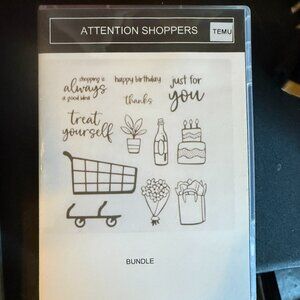 Temu Stamps and Dies Attention Shoppers